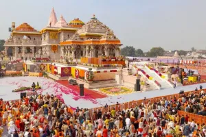 ayodhya news : राम मंदिर परिसर में जवान को लगी गोली, बंदूक साफ करते समय